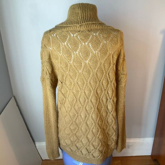 Elsamanda open Knit Oversized Cowl Neck Pullover, S. Mohair Blend - Picture 7 of 15